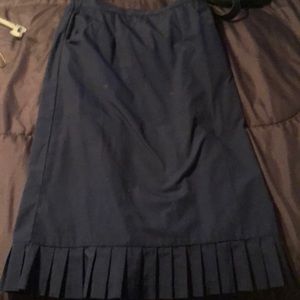 Navy skirt